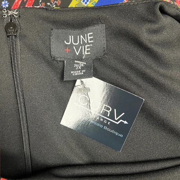 June & Vie Colorful Tribal Maxi Dress - Size 26 - Picture 5 of 5